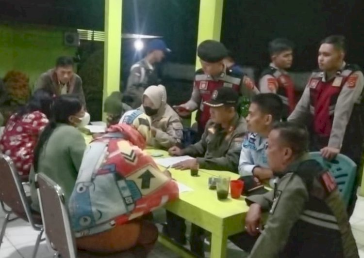 Sejumlah orang terjaring razia yustisi di Muara Enim/ist.