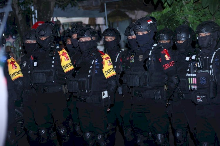 Polri gelar patroli skala sedang/ist