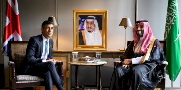 Perdana Menteri Inggris Rishi Sunak dan Muhammad Bin Salman/net