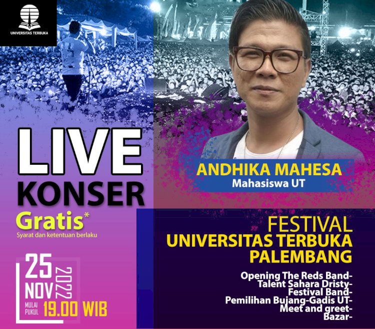 Andika Mahesa ramaikan Pemilihan Bujang Gadis UT Palembang/ist