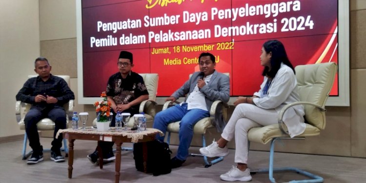 Diskusi bertajuk "Penguatan Sumber Daya Penyelenggara Pemilu dalam Pelaksanaan Demokrasi 2024"/RMOL