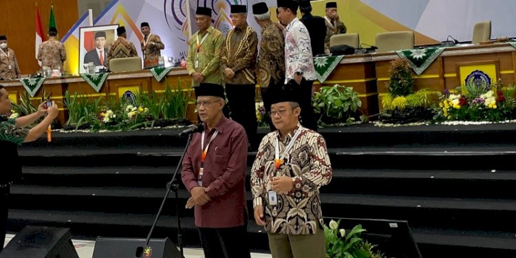 Haedar Nashir dan Abdul Muti kembali terpilih sebagai Ketua Umum dan Sekretaris Umum Pimpinan Pusat Muhammadiyah Periode 2022-2027/RMOL