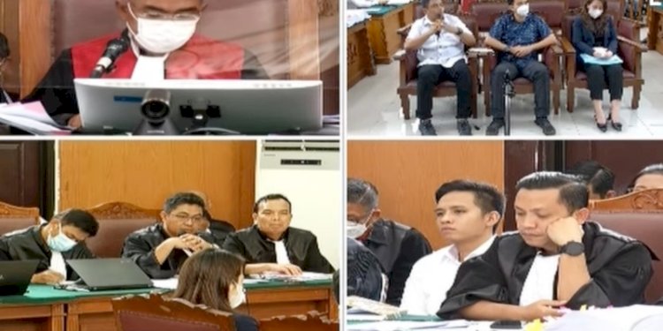 Sidang lanjutan kasus pembunuhan Brigadir J di Pengadilan Negeri Jakarta Selatan, Senin (21/11)/Repro