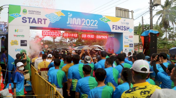 bank bjb Dukung Event Jabar International Marathon 2022./Ist.