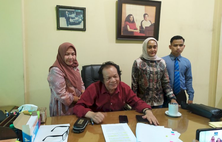 Alamsyah Hanafiah dampingi pihak ahli waris H Basyir dalam perkara gugatan perdata oleh PT MB Rawa Bening/Foto:RMOL