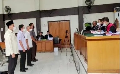 Empat saksi dihadirkan dalam persidagan kasus korupsi lapangan sepak bola mini Kabupaten Ogan Ilir/ist