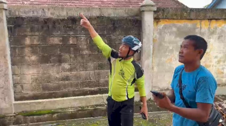 Pj Bupati Muba Apriyadi saat melakukan sidak di Gedung Juang Sekayu/ist.