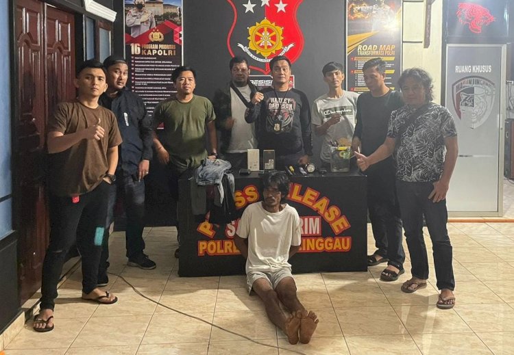 Tersangka Suprayetno ditangkap Tim Macan Linggau/ist