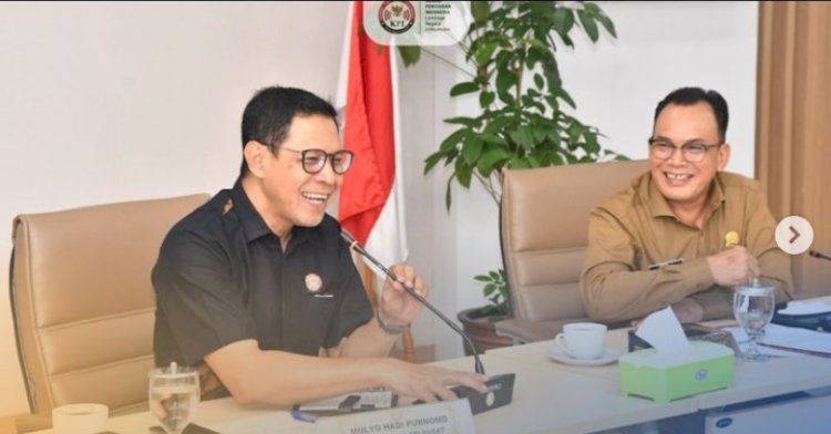 Komisi I Dewan Perwakilan Rakyat Daerah (DPRD) Provinsi Sumatera Selatan (Sumsel) menyambangi kantor Komisi Penyiaran Indonesia (KPI) Pusat pekan lalu. (ist/rmolsumsel.id)