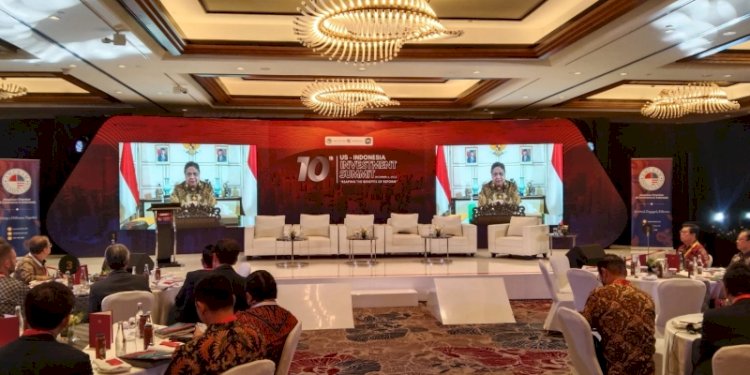  Menko Airlangga mewakili Presiden Joko Widodo pada acara US-Indonesia Investment Summit 2022/Net