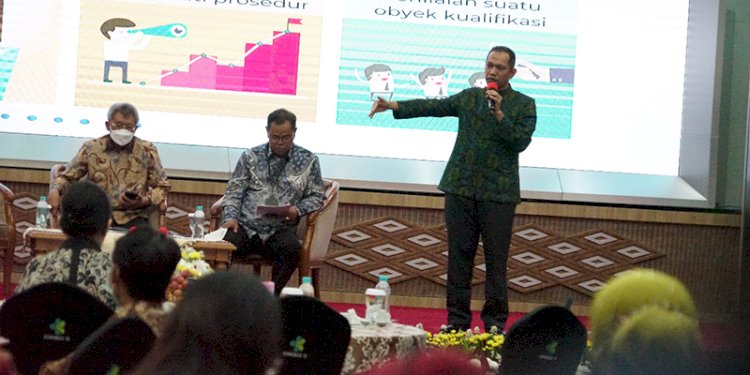Wakil Ketua KPK, Nurul Ghufron dalam webinar bertajuk "Membangun ASN Modern, Kreatif, dan Berintegritas" di hadapan ratusan ASN Kemenkes, yang hadir secara langsung maupun daring, di Gedung Profesor Sujudi Kemenkes, Jakarta, Rabu (7/12)/Ist