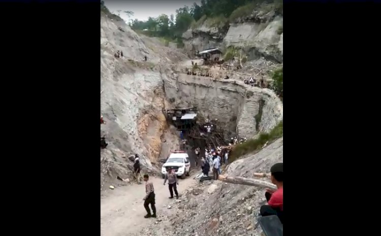 Tambang Batubara di Sawahlunto meledak/repro