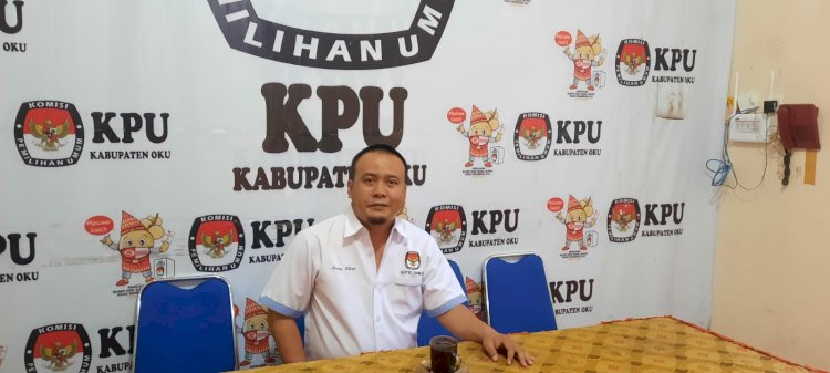 Ketua KPU OKU, Naning Wijaya. (Amizon/RmolSumsel.id)