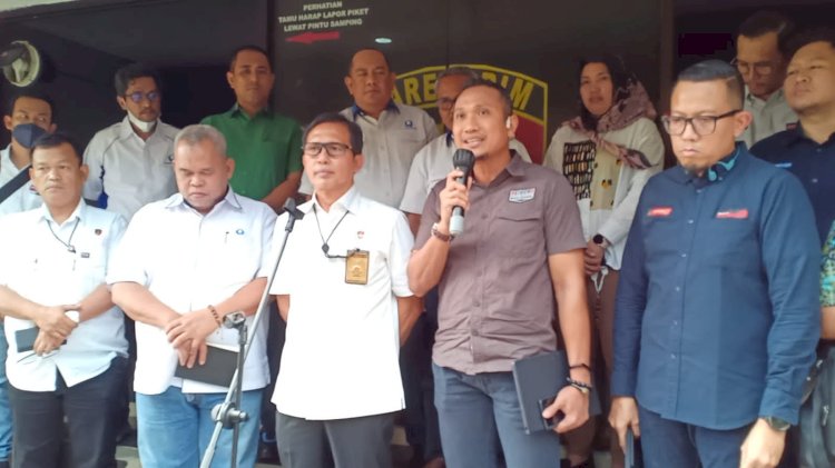 Ditreskrimsus Polda Sumsel bersama PT Pertamina Sumbagsel melakukan rapat koordinasi ketersediaan BBM dan gas Elpiji /ist