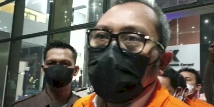 Wakil Ketua DPRD Jatim, Sahat Tua Simanjuntak usai ditetapkan tersangka oleh KPK/RMOL