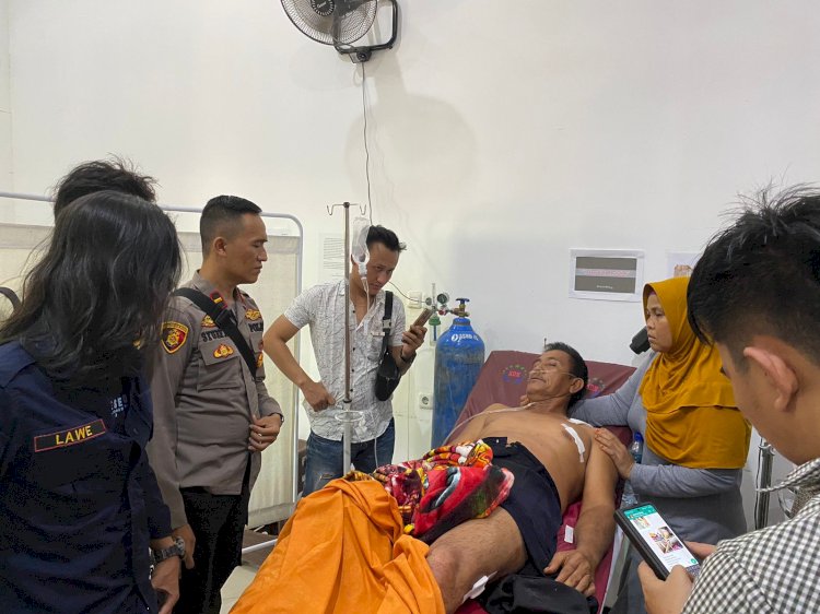Korban Baki masih menjalani perawatan di rumah sakit/ist