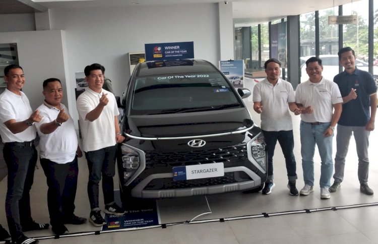 Hyundai meluncurkan Stargazer di Kota Palembang sebagai kendaraan Multi Purpose Vehicle (MPV) dengan ragam fitur dan teknologi unggulan/Foto: Dudy Oskandar/RMOLSumsel