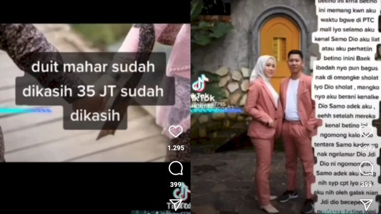 Curhatan keluarga laki-laki yang batal menikah menjelang H-1 acara karena kekurangan uang Rp 700 ribu. (Tangkapan Layar Instagram)