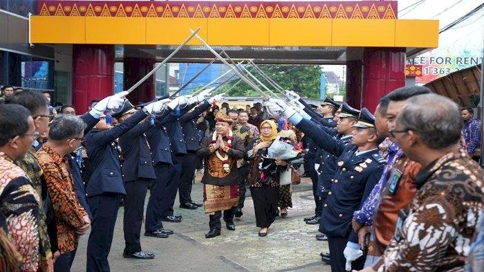 Kantor Wilayah Kementerian Hukum dan HAM Sumatera Selatan menggelar acara pisah sambut antara Kepala Kantor Wilayah Kemenkumham Sumsel yang lama Harun Sulianto, dengan Kepala Kantor Wilayah Kemenkumham Sumsel yang baru, Ilham Djaya/ist