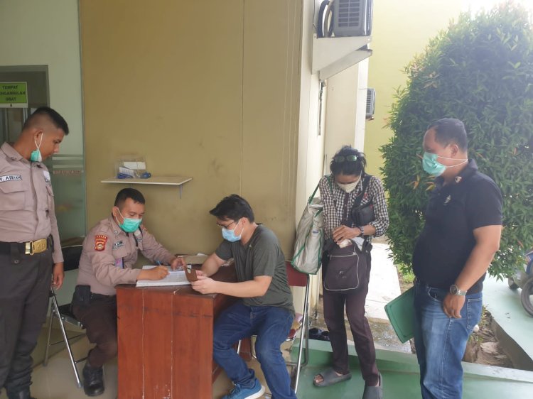CH (47) dibawa ke RS Ernaldi Bahar Palembang, Selasa (27/12/2022)/Ist.