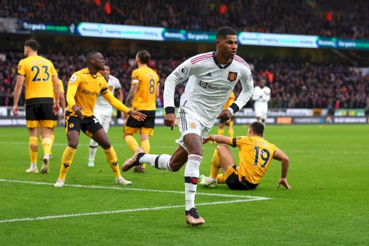 Marcus Rashford sukses membawa MU meraih kemenangan di kandang Wolverhampton/ist