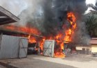 Gudang Pangkalan Gas di Lubuklinggau Ludes Terbakar, Hanguskan 2 Mobil dan 2 Motor