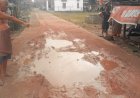 Jalan Rusak Tak Kunjung Diperbaiki, Warga Desa Rawang Besar OKI Tuntut Perbaikan