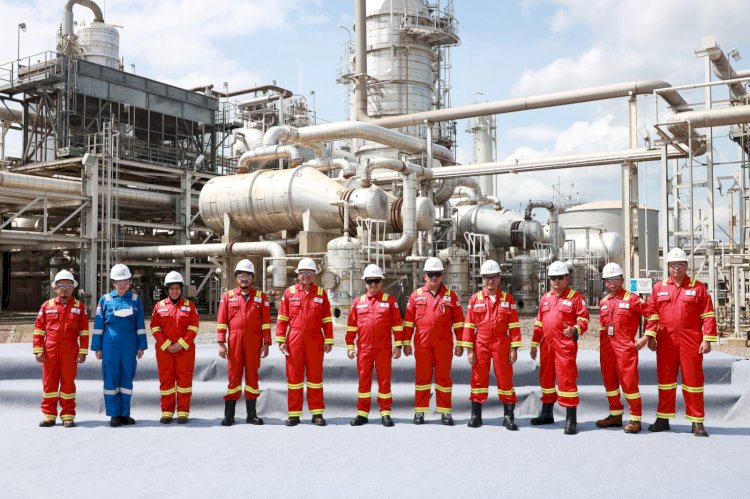 Manajemen Satuan Kerja Khusus Pelaksana Kegiatan Usaha Hulu Minyak dan Gas Bumi (SKK Migas) melakukan kunjungan kerja dan pengawasan lifting migas di Blok Corridor, yang dikelola oleh KKKS Medco E&P Grissik Ltd. (Medco E&P), Sabtu (31/12).(ist/rmolsumsel.id)