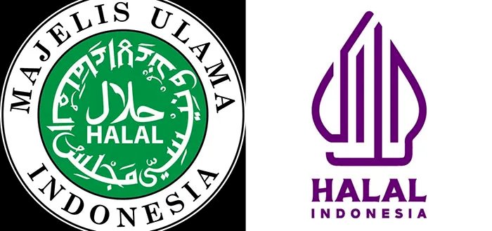 Logo halal yang lama dan baru/ist