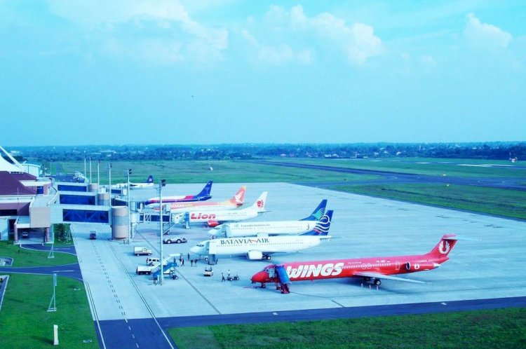 Suasana penerbangan di Bandara Sultan Mahmud Badaruddin II Palembang. (Handout/net)