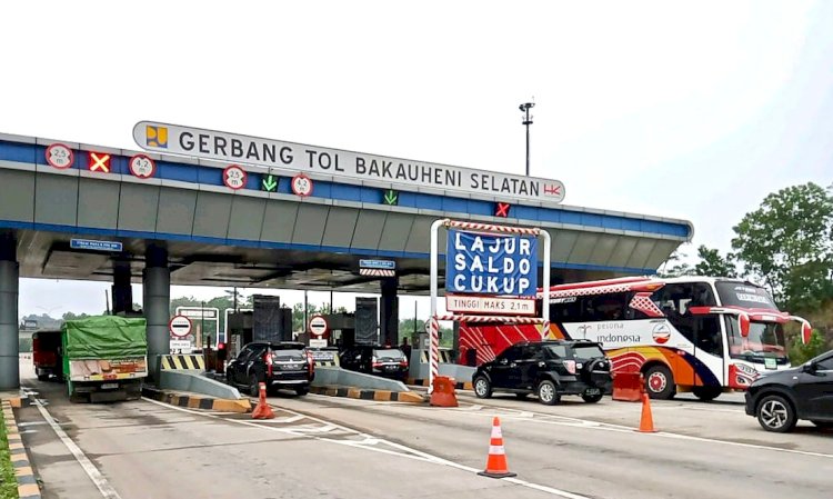 Gerbang tol Bakauheni Selatan. (dok. Humas Hutama Karya)