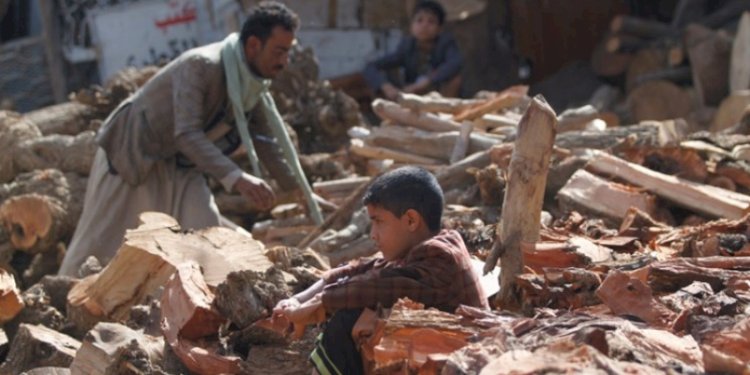 Potret bangunan-bangunan yang hancur di Yaman, akibat serangan udara yang diluncurkan koalisi Saudi/Net