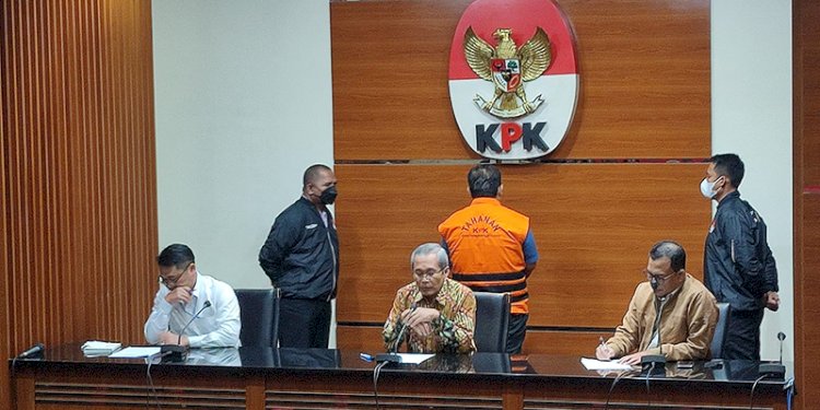 Penyuap Gubernur Papua Lukas Enembe, Rijatono Lakka (RL) resmi ditahan Komisi Pemberantasan Korupsi /ist