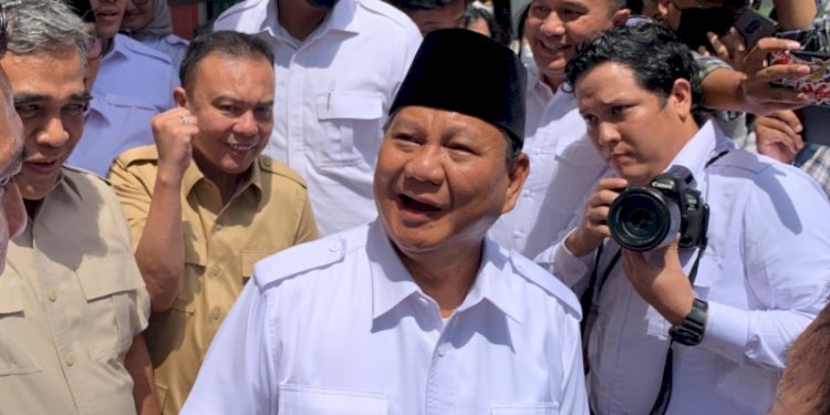 Ketua Umum Partai Gerindra Prabowo Subianto di Kantor Badan Pemenangan Pemilu (Bappilu) Gerindra/RMOL