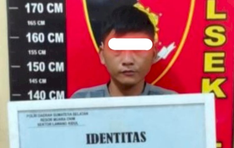 Pelaku pencurian di rumah dinas PLN blok puncak Desa Lingga, Kecamatan Lawang Kidul, Kabupaten Muara Enim (ist/Rmolsumsel.id).