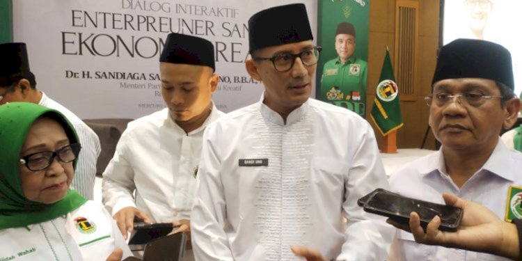 Sandiaga Salahuddin Uno saat menghadiri acara PPP Jawa Timur/RMOLJatim