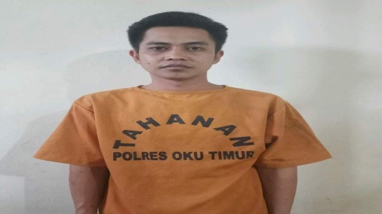 atu dari tiga komplotan bobol rumah milik Rudi Hariyanto, ditangkap lagi setela baru keluar dari Lapas  Klas 2B Martapura Kabupaten OKU Timur/ist