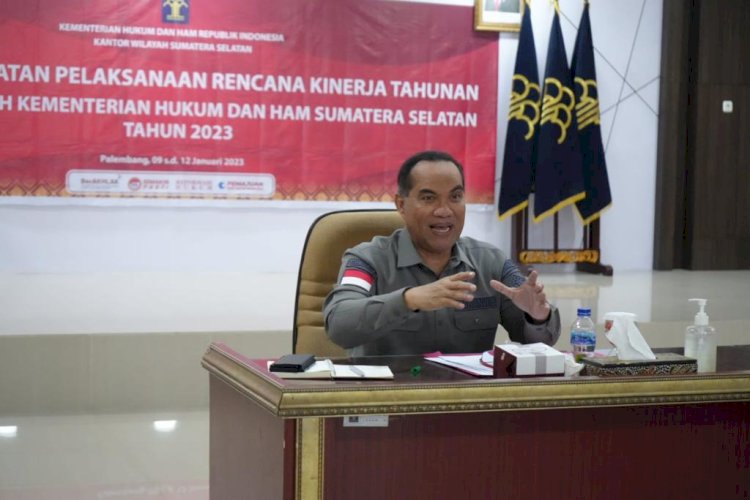 Kakanwil Kemenkumham Sumsel, Ilham Djaya. (ist/rmolsumsel.id)
