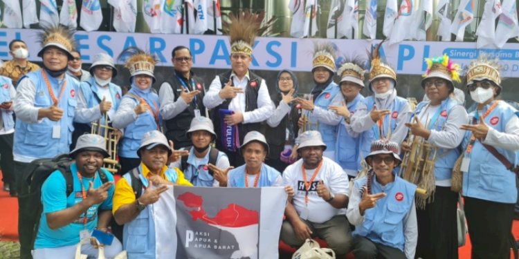  Ketua KPK RI Firli Bahuri bersama Penyuluh Antikorupsi (Paksi) Papua dan Papua Barat/ist