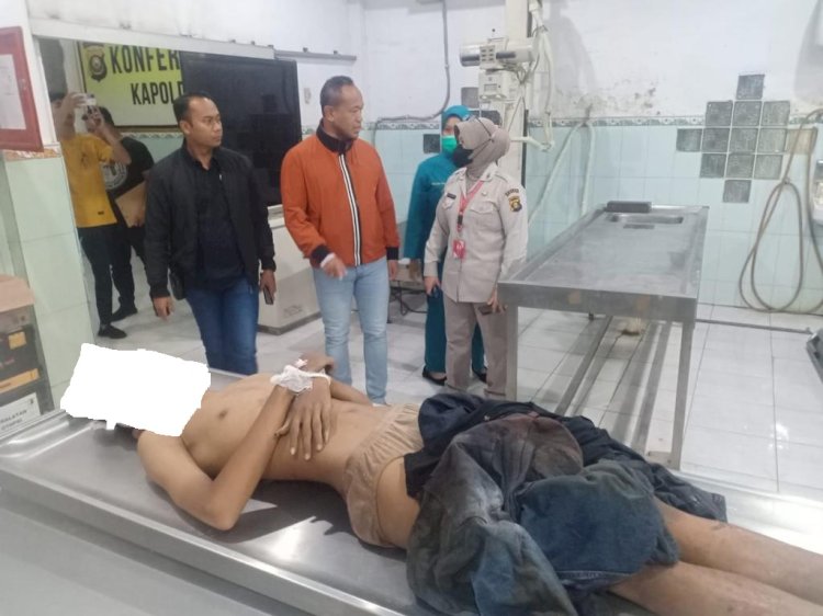 Korban tawuran meninggal dunia di Palembang saat berada di Kamar Jenazah/ist.