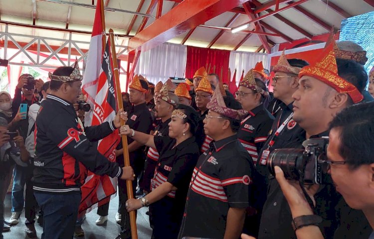 Suasana pelantikan dan pembukaan rakerda PKN Sumsel  di kantor Pimpinan Daerah PKN Sumsel/ist