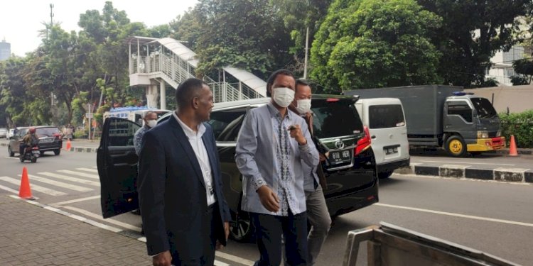 Tenaga Ahli PD Pasar Jaya, Rosario De Marshall alias Hercules tiba di Gedung KPK RI/RMOL