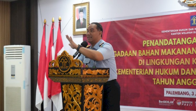 Kepala Kantor  Wilayah Kementerian Hukum dan HAM Sumatera Selatan, Dr Ilham Djaya/ist