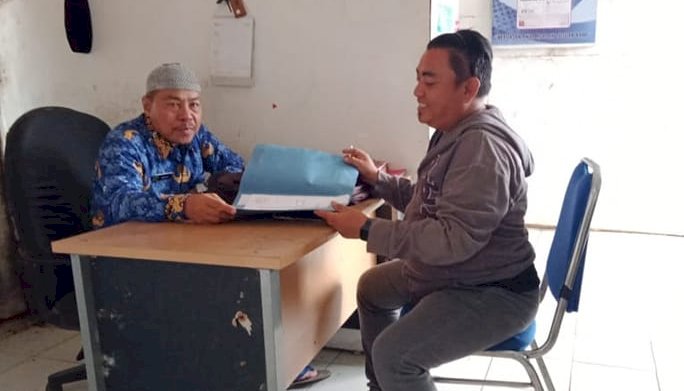 Pencari kerja di Kabupaten Empat Lawang saat membuat kartu kuning/ist