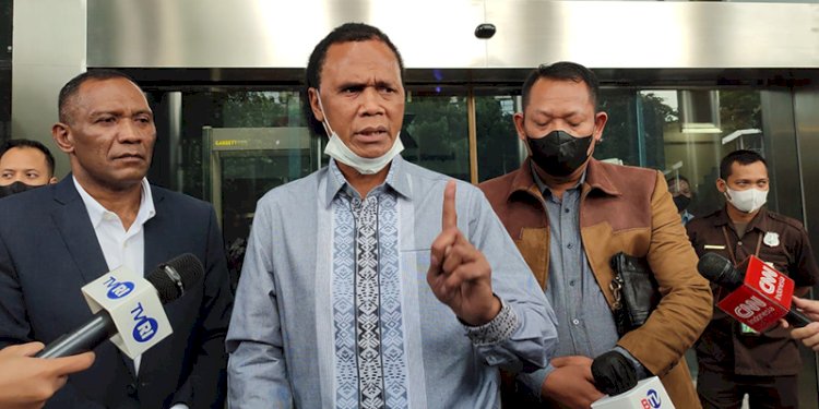 Rosario De Marshall alias Hercules usai diperiksa oleh KPK sebagai saksi atas tersangka Hakim Agung Sudrajad Dimyati (SD) dkk/RMOL.