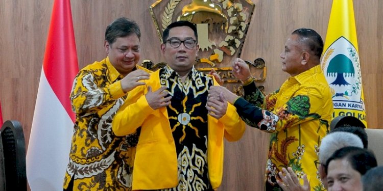 Gubernur Jawa Barat Ridwan Kamil masuk sebagai kader Partai Golkar/Ist