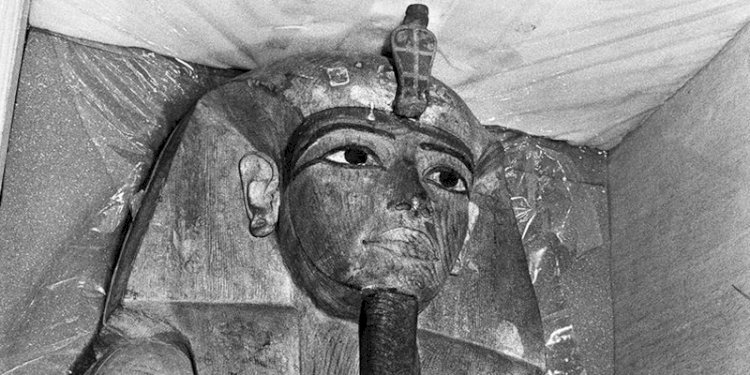 Pameran Sarkofagus Ramses II, di Grand Palais di Paris pada Mei 1976/Net