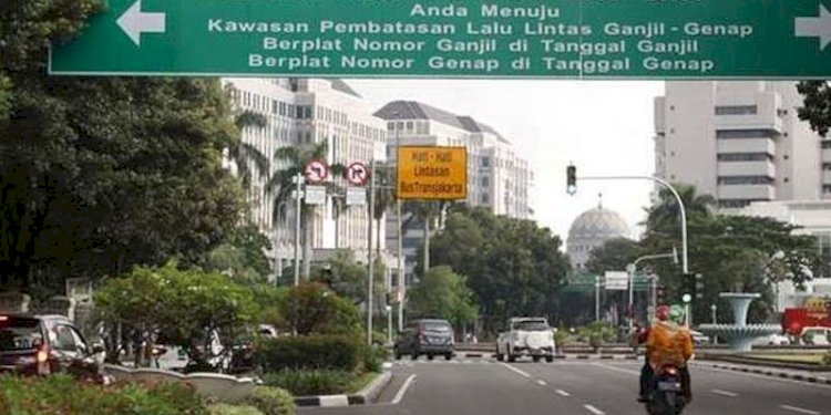 Suasana jalanan di Jakarta. (ist/net)