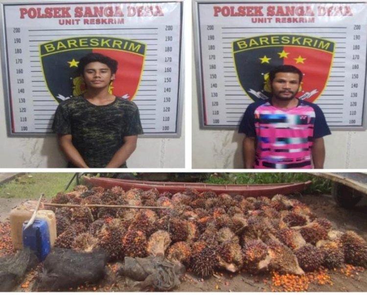 Para pelaku saat diamankan pihak kepolisian/ist.
