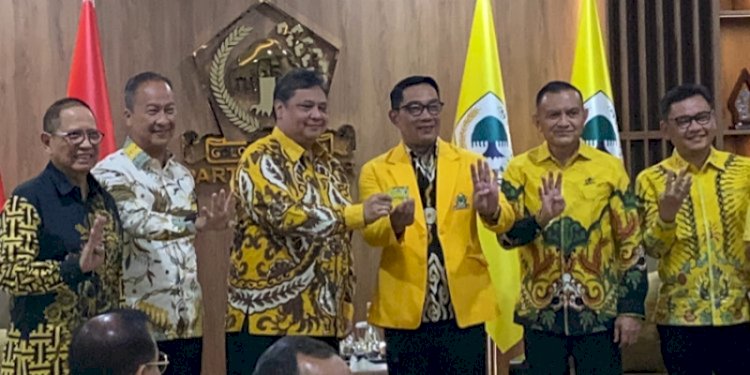  Airlangga Hartarto dan Ridwan Kamil/Ist